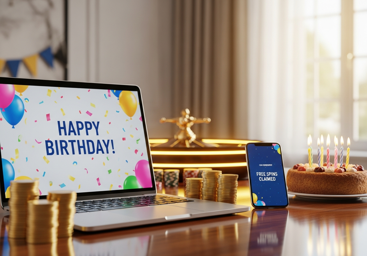 Claiming Birthday Free Spins At Online Casinos